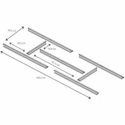 Fondation Métallique Pour Abri De Jardin Gardiun De 2,4 M² - 191x111 Cm 9 Fondation Métallique Pour Abri De Jardin Gardiun De 2,4 M² - 191x111 Cm -France Abri de jardin Soldes Boutique 10507374 4