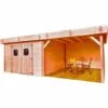 Habrita Abri Madriers En Douglas Massif Toit Plat - 8,41 M2 -France Abri de jardin Soldes Boutique 11754660 1