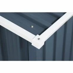 COSTWAY Abri De Jardin En Métal Cabane/Remise De Jardin Stockage Rangement De Vélo Outils 213 X 127 X 185 Cm Gris -France Abri de jardin Soldes Boutique 11768898 3