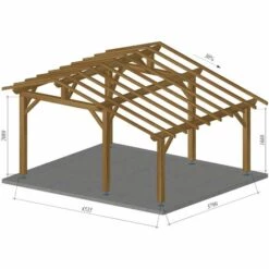 WMU Abri De Jardin En Bois | 3.7 X 4.5 - 17.2 M² - 2 Pans 11 WMU Abri De Jardin En Bois | 3.7 X 4.5 - 17.2 M² - 2 Pans -France Abri de jardin Soldes Boutique 12319201 5