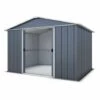 Abri De Jardin Métal Gris Yardmaster 6,44 M² + Kit D'ancrage 2 Abri De Jardin Métal Gris Yardmaster 6,44 M² + Kit D'ancrage -France Abri de jardin Soldes Boutique 12436049 1