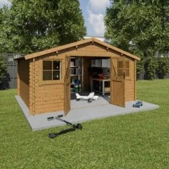 ARBENA Abri De Jardin Zélos - Bois Marron - 15,5 M² 9 ARBENA Abri De Jardin Zélos - Bois Marron - 15,5 M² -France Abri de jardin Soldes Boutique 13081104 3