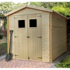 TRIGANO Abri De Jardin - Bois Brut - 5 M² 9 TRIGANO Abri De Jardin - Bois Brut - 5 M² -France Abri de jardin Soldes Boutique 13140324 3