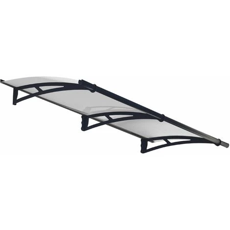 Palram - Canopia | Auvent De Porte Aquila 205.5 X 91.5 Cm Grise 4 Palram - Canopia | Auvent De Porte Aquila 205.5 X 91.5 Cm Grise – Image 2