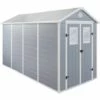 HABITAT ET JARDIN Abri De Jardin Résine "Texas" - 6.88 M² - 366 X 188 X 225 Cm - Gris -France Abri de jardin Soldes Boutique 13904028 1