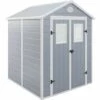 HABITAT ET JARDIN Abri De Jardin Résine "Texas" - 3.57 M² - 190 X 188 X 225 Cm - Gris