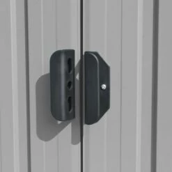 VIDAXL Abri De Jardin 257 X 597 X 178 Cm Métal Gris - Vie En Extérieur - Structures Extérieures - Abris, Garages Et Abris D'auto - Gris - Gris -France Abri de jardin Soldes Boutique 14269366 3