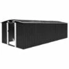 VIDAXL Abri De Jardin 257 X 597 X 178 Cm Métal Anthracite - Noir - Structures Extérieures - Abris, Garages Et Abris D'auto - Noir - Noir 1 VIDAXL Abri De Jardin 257 X 597 X 178 Cm Métal Anthracite - Noir - Structures Extérieures - Abris, Garages Et Abris D'auto - Noir - Noir -France Abri de jardin Soldes Boutique 14269368 1