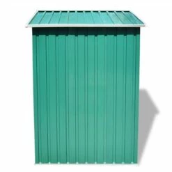 VIDAXL Abri De Stockage Pour Jardin Métal Vert 204 X 132 X 186 Cm - Vert -France Abri de jardin Soldes Boutique 14456477 5