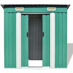 VidaXL Abri De Jardin Metal Vert -France Abri de jardin Soldes Boutique 15018771 4