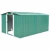 VidaXL Abri De Jardin 257 X 398 X 178 Cm Metal Vert -France Abri de jardin Soldes Boutique 15285291 1