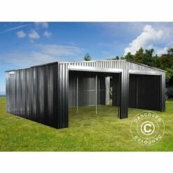 DANCOVER Garage Métallique Double 6,37x5,13x2,41m ProShed®, Anthracite - Anthracite 9 DANCOVER Garage Métallique Double 6,37x5,13x2,41m ProShed®, Anthracite - Anthracite -France Abri de jardin Soldes Boutique 15369667 3