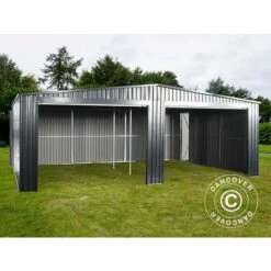 DANCOVER Garage Métallique Double 6,37x5,13x2,41m ProShed®, Anthracite - Anthracite 10 DANCOVER Garage Métallique Double 6,37x5,13x2,41m ProShed®, Anthracite - Anthracite -France Abri de jardin Soldes Boutique 15369667 4