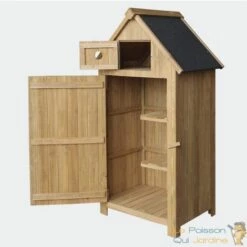 LE POISSON QUI JARDINE.FR Cabane De Jardin Haute, De 137 Cm, En Bois D'Épicéa Traité 10 LE POISSON QUI JARDINE.FR Cabane De Jardin Haute, De 137 Cm, En Bois D'Épicéa Traité -France Abri de jardin Soldes Boutique 1569225 4