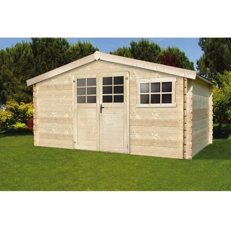 SOLID Abri De Jardin - 12.54 M² - 4.13 X 3.05 X 2.18 M - 34 Mm. 4 SOLID Abri De Jardin - 12.54 M² - 4.13 X 3.05 X 2.18 M - 34 Mm. – Image 2