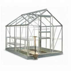 HALLS Serre En Verre Horticole Popular 86 - 5 M², Couleur Forest Green, Base Base Black - Forest Green -France Abri de jardin Soldes Boutique 16255988 5