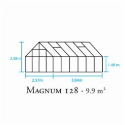 HALLS Serre En Verre Horticole Magnum 128 - 9.90 M² , Couleur Forest Green, Base Sans Base - Forest Green 9 HALLS Serre En Verre Horticole Magnum 128 - 9.90 M² , Couleur Forest Green, Base Sans Base - Forest Green -France Abri de jardin Soldes Boutique 16498200 4