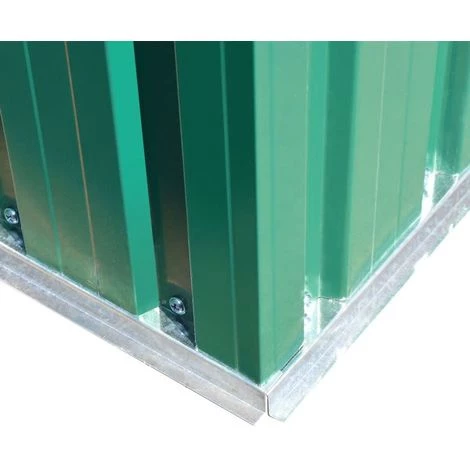 ASUPERMALL Abri De Stockage Pour Jardin Metal Vert 204 X 132 X 186 Cm 6 ASUPERMALL Abri De Stockage Pour Jardin Metal Vert 204 X 132 X 186 Cm – Image 4