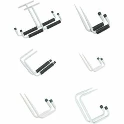 TECH HIT TEC HIT 113866 - Assortissement 12 Crochets - Pour Garage - En Acier