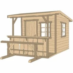 WEKA Abri De Jardin Unique Avec Banc Et Bar, 4,14 M² -France Abri de jardin Soldes Boutique 17699761 3