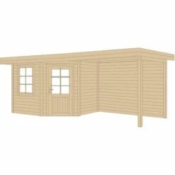 Abri Pentagonal Design/confort WEKA 8,55 M² Avec Extension 8,86 M². - Naturel -France Abri de jardin Soldes Boutique 17699812 3