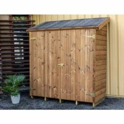 Habrita Abri Mural Multiusages En Bois Massif Traité - S.u. 1,05 M² - Panneaux 19 Mm -France Abri de jardin Soldes Boutique 17909034 3