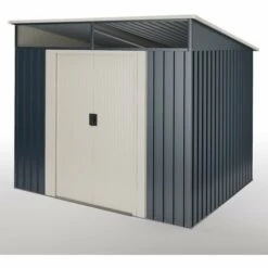 Abri De Jardin Wasabi Stark 5.6 M2 - Garantie 10 Ans - 236x238x203cm. Remise Métal