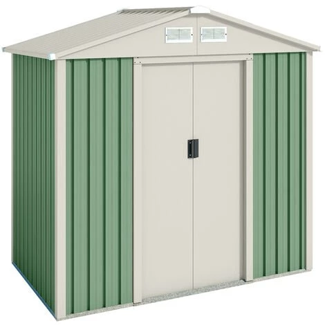 HOGGAR Abri De Jardin En Métal Nybro 2.43m2 - Garantie 10 Ans - 201x121x176cm. Remise Métal 3 HOGGAR Abri De Jardin En Métal Nybro 2.43m2 - Garantie 10 Ans - 201x121x176cm. Remise Métal