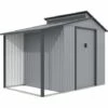 HABITAT ET JARDIN Abri De Jardin Métal Avec Pergola "Madras" - 5.64 M² - 193 X 292 X 229 Cm - Gris 2 HABITAT ET JARDIN Abri De Jardin Métal Avec Pergola "Madras" - 5.64 M² - 193 X 292 X 229 Cm - Gris -France Abri de jardin Soldes Boutique 18275115 1