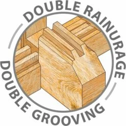 Forest Style Abri De Jardin Jasmin Duplex 19.2m² + Mezzanine De 8.68m² - Système D'Assemblage En Madriers Epais (44mm) Avec Double Rainurage :Résistant : Et Isolant - Toiture Etanche En Tuiles Shingles Rainurées 11 Forest Style Abri De Jardin Jasmin Duplex 19.2m² + Mezzanine De 8.68m² - Système D'Assemblage En Madriers Epais (44mm) Avec Double Rainurage :Résistant : Et Isolant - Toiture Etanche En Tuiles Shingles Rainurées -France Abri de jardin Soldes Boutique 18452005 5