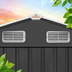 GARDEBRUK Abri De Jardin En Métal Anthracite - 14,65 M³ - Cabane/Remise De Jardin - Rangement Vélos/outils - Gris 11 GARDEBRUK Abri De Jardin En Métal Anthracite - 14,65 M³ - Cabane/Remise De Jardin - Rangement Vélos/outils - Gris -France Abri de jardin Soldes Boutique 18475289 5