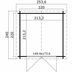 WEKA Abri Traditionnel Anny, 4,55 M² - Naturel -France Abri de jardin Soldes Boutique 18553299 3