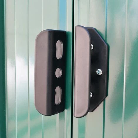 YOUTHUP Abri De Stockage Pour Jardin Métal Vert 204 X 132 X 186 Cm 7 YOUTHUP Abri De Stockage Pour Jardin Métal Vert 204 X 132 X 186 Cm – Image 5