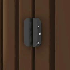 ASUPERMALL Abri De Stockage Pour Jardin Marron 194x121x181 Cm Acier 9 ASUPERMALL Abri De Stockage Pour Jardin Marron 194x121x181 Cm Acier -France Abri de jardin Soldes Boutique 19682598 3