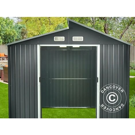 DANCOVER Abri De Jardin Avec Lucarne 2,78x2,6x2,34m ProShed®, Anthracite - Anthracite 4 DANCOVER Abri De Jardin Avec Lucarne 2,78x2,6x2,34m ProShed®, Anthracite - Anthracite – Image 2