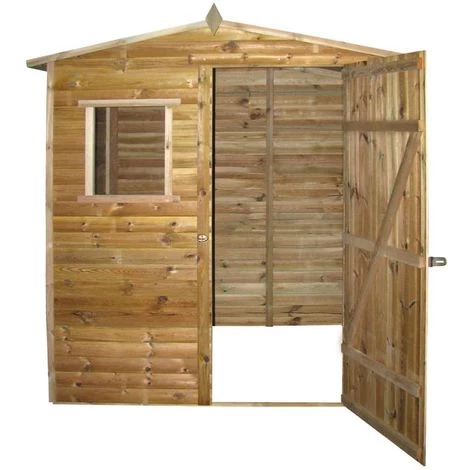 Topdeal Abri De Jardin 1,5 X 2 M Bois De Pin Imprégné 7 Topdeal Abri De Jardin 1,5 X 2 M Bois De Pin Imprégné – Image 5
