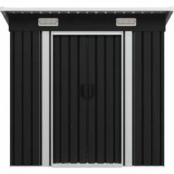 Topdeal Abri De Jardin Anthracite Acier 10 Topdeal Abri De Jardin Anthracite Acier -France Abri de jardin Soldes Boutique 23280893 4