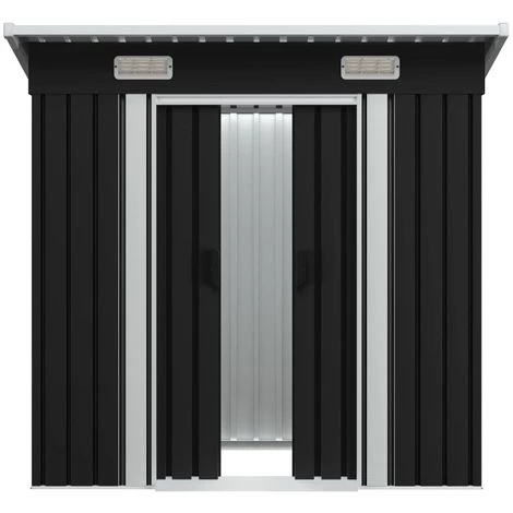 Topdeal Abri De Jardin Anthracite Acier 7 Topdeal Abri De Jardin Anthracite Acier – Image 5