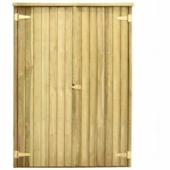 Topdeal Abri à Outils De Jardin 123x50x171 Cm Pinède Imprégnée -France Abri de jardin Soldes Boutique 23435486 5