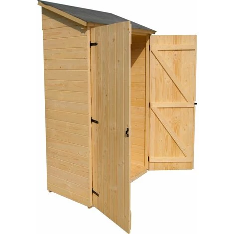 Habrita Abri Bois Multi-usages Mural / 3 étagères 3 Habrita Abri Bois Multi-usages Mural / 3 étagères