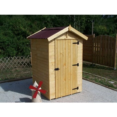 Habrita Abri Panneaux Bois 16 Mm Avec Plancher / 1,35 M2 6 Habrita Abri Panneaux Bois 16 Mm Avec Plancher / 1,35 M2 – Image 4