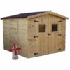 Habrita Abri En Panneaux De Bois - Surface Utile 5,60 M² -France Abri de jardin Soldes Boutique 2391727 1