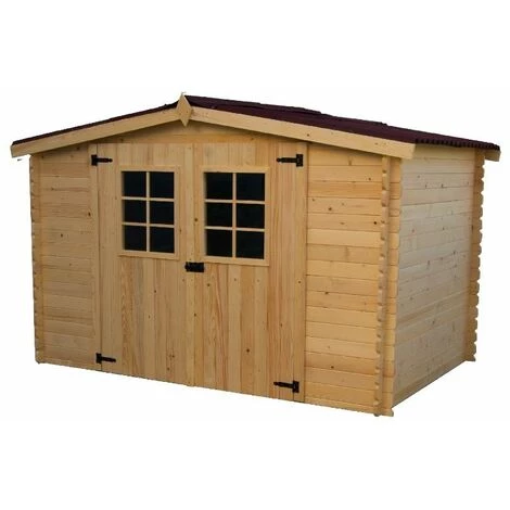 Habrita Abri En Madriers Massifs - 7,86 M² 3 Habrita Abri En Madriers Massifs - 7,86 M²