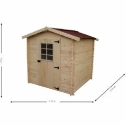 Habrita Abri En Madriers Massifs - 3,24 M² 8 Habrita Abri En Madriers Massifs - 3,24 M² -France Abri de jardin Soldes Boutique 2391732 3