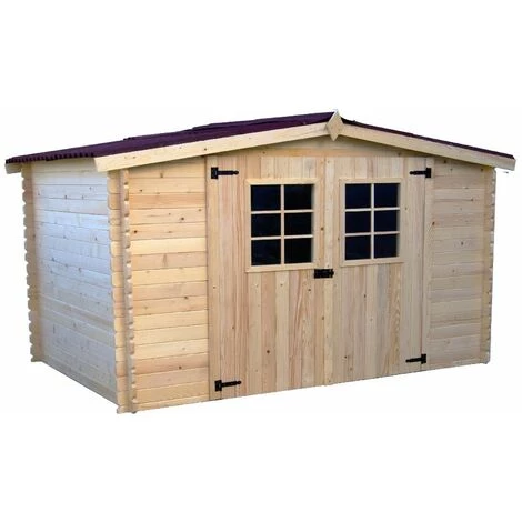 Habrita Abri En Madriers Massifs - 7,84 M² 3 Habrita Abri En Madriers Massifs - 7,84 M²