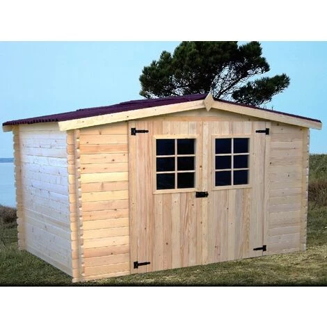 Habrita Abri En Madriers Massifs - 7,84 M² 4 Habrita Abri En Madriers Massifs - 7,84 M² – Image 2