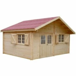 Habrita Abri En Madriers Massifs Façon Chalet - 17,52 M²