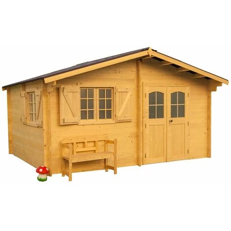 Habrita Abri Type Châlet - Madriers Massifs / 17,47 M² 3 Habrita Abri Type Châlet - Madriers Massifs / 17,47 M²