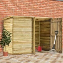 Topdeal Abri De Jardin 232x110x170 Cm Bois De Pin Imprégné