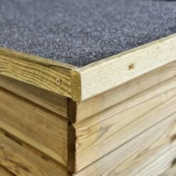 Topdeal Abri De Jardin 232x110x170 Cm Bois De Pin Imprégné -France Abri de jardin Soldes Boutique 24037395 3